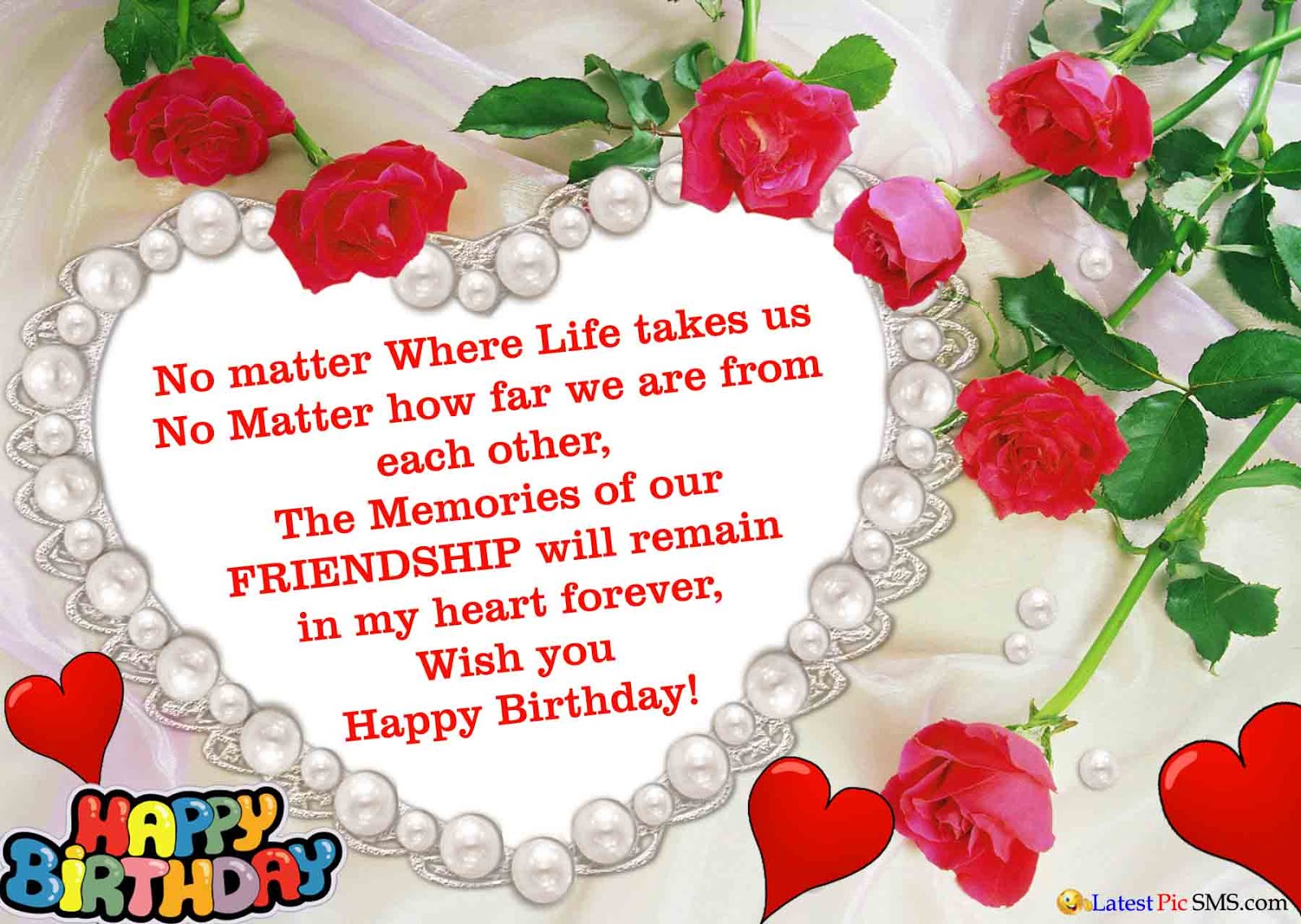 heart touching birthday wishes for friend